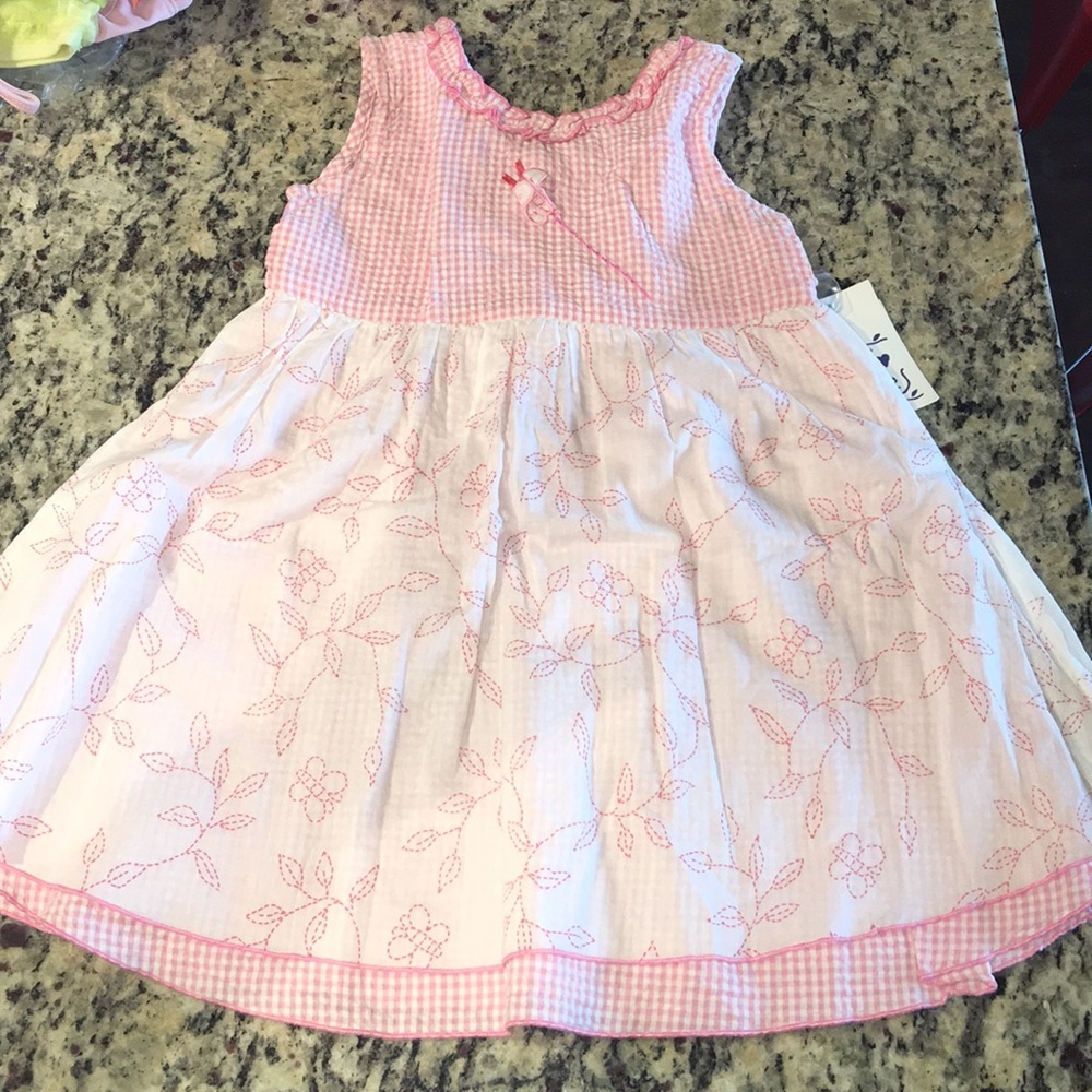 Girls 24mo pink dress NWT